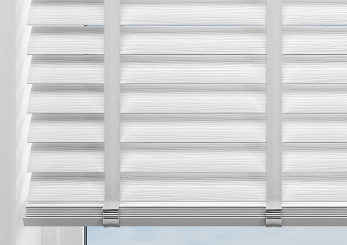 Ecowood Deluxe, Supreme White Fine Grain - Twist&Fit Venetian Blind - Image 11
